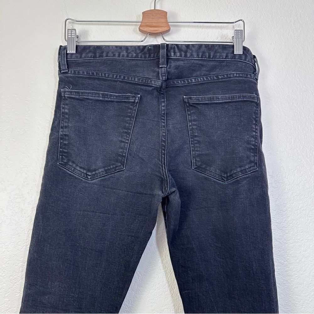 Men's Agolde Blade Skinny Fit Jeans in Black Raw Size 32 - Picture 9 of 10